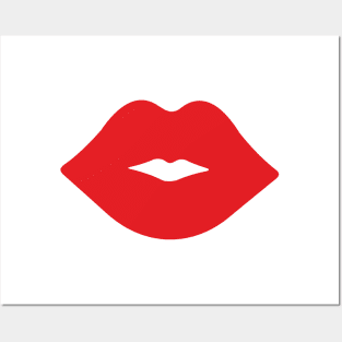 Red Lips Posters and Art